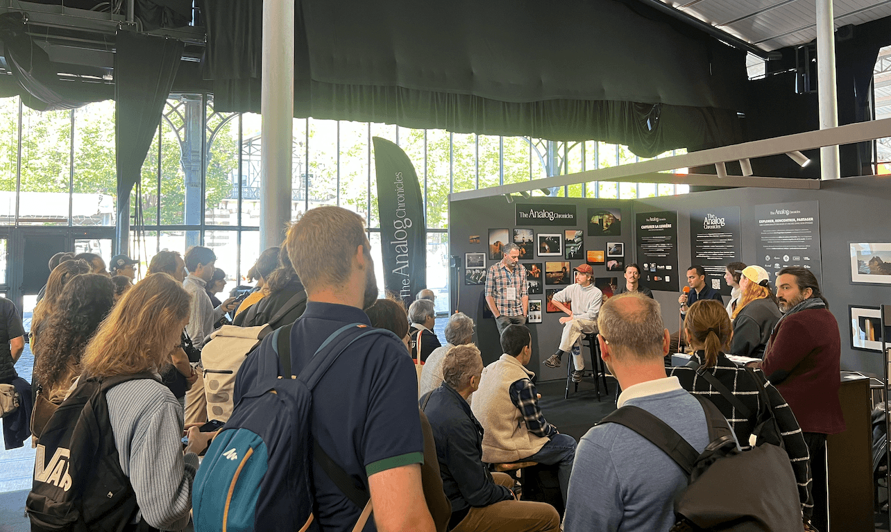 Conférence au stand The Analog Chronicles — Salon de la Photo 2025